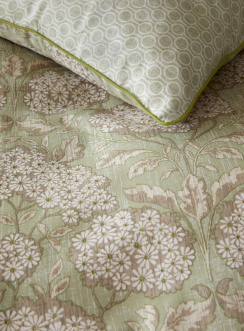 Hoie Sengetøjssæt Karette Ljusgrön 150x210 cm