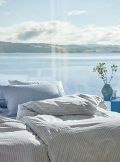 Hoie Dynebetræk Sæt Tor Dämpad Blå 150x210 cm