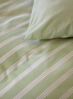 Hoie Sengetøjssæt Ylva Forårsgrøn 150x210 cm