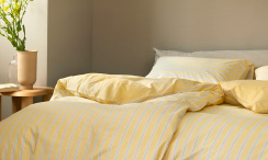 Hoie Sengetøjssæt Ylva Gul 150x210 cm