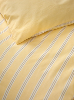 Hoie Sengetøjssæt Ylva Gul 150x210 cm