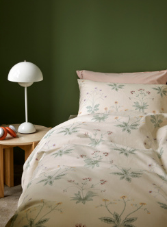 Hoie Sengetøjssæt Oda Elfenben 150x210 cm