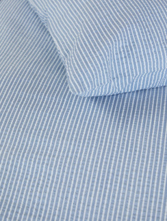 Hoie Dynebetræk Sæt Lykke Denimblå 150x210 cm