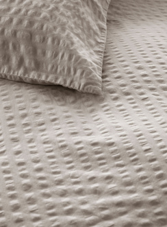 Hoie Påslakanset Luna Beige 150x210 cm