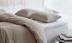 Hoie Påslakanset Luna Beige 150x210 cm