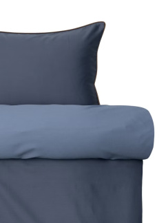 Hoie Påslakanset Oslo Satin Mörkblå 150x210 cm