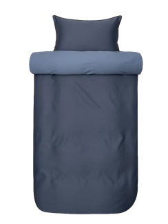 Hoie Påslakanset Oslo Satin Mörkblå 150x210 cm