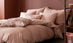 Hoie Påslakanset Lissi Varm Rosa 150x210 cm