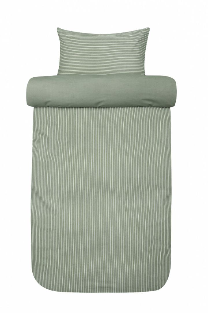 Hoie Påslakanset Hugo Dämpad Grön 150x210 cm i gruppen Sängkläder / Varumärken / Hoie Sängkläder hos Sängvaruhuset Elgen (70008917)
