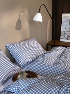 Hoie Påslakanset Noah Denimblå 150x210 cm