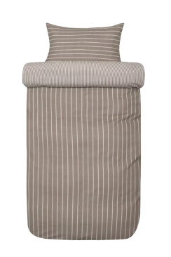 Hoie Påslakanset Flemming Flannel Chokladbrun 150x210 cm