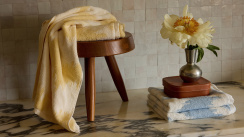 Mille Notti Brezza Handduk Isblå