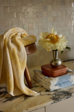 Mille Notti Brezza Handduk Ljusgul