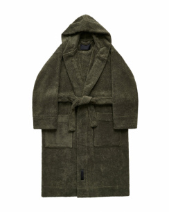 Magniberg Gelato Bathrobe Terry Olive Green