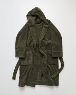 Magniberg Gelato Bathrobe Terry Olive Green
