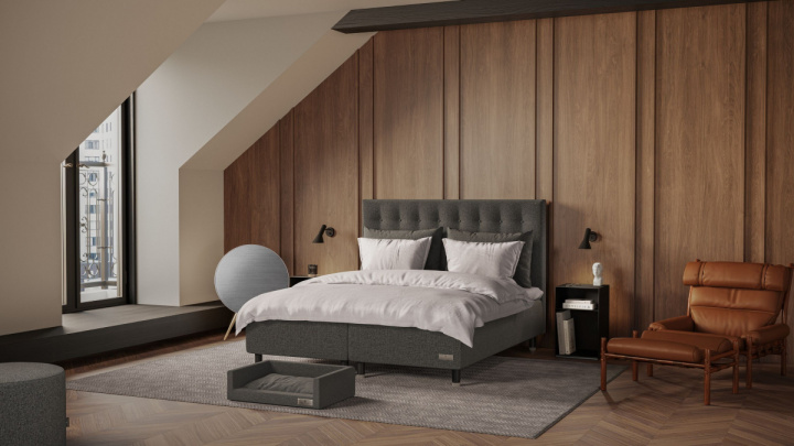 Carpe Diem Beds Malö Ramsäng Luxury Dark Gray 120x210 cm