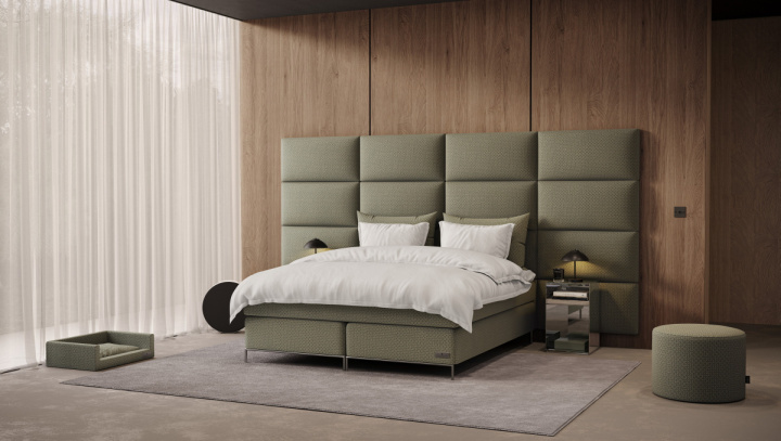 Carpe Diem Beds Skaftö Kontinentalsäng Luxury Dark Grey 210x200 cm