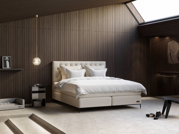 Carpe Diem Beds Kornö Kontinentalsäng Luxury Dark Grey 105x200 cm
