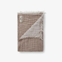 Spirit of the Nomad Plaid Ash Brown/Off White 130x170 cm