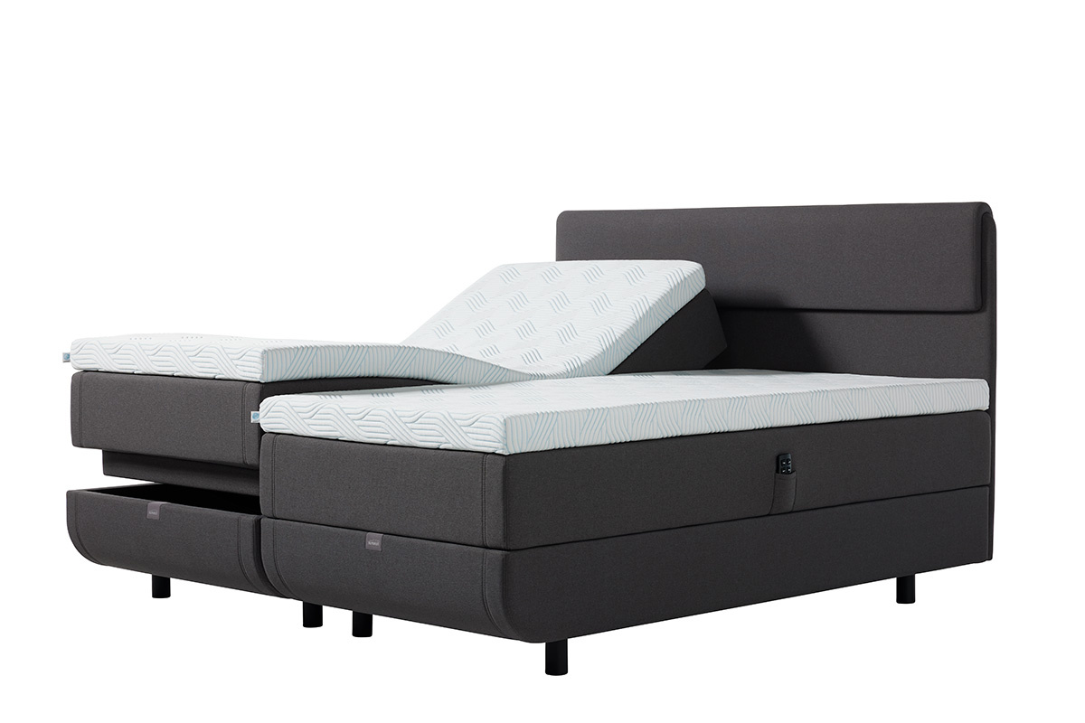Tempur North Ställbar säng Pro Plus (8 cm) 105x200 cm