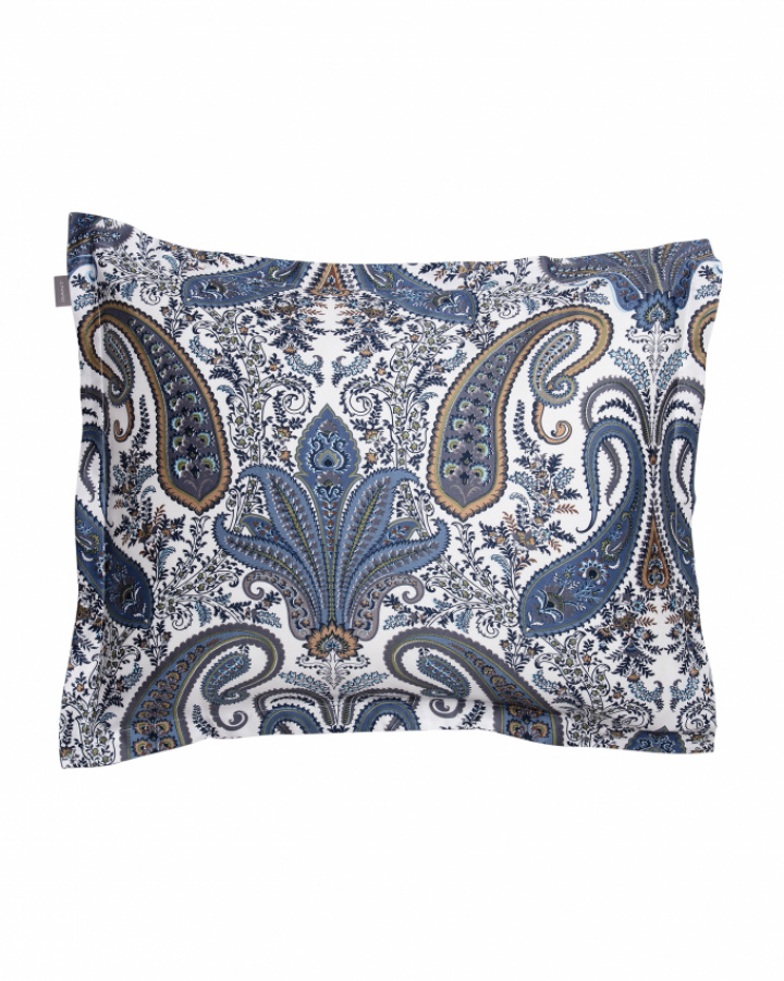 GANT Key West Paisley Örngott Satin Blue 50x60 cm