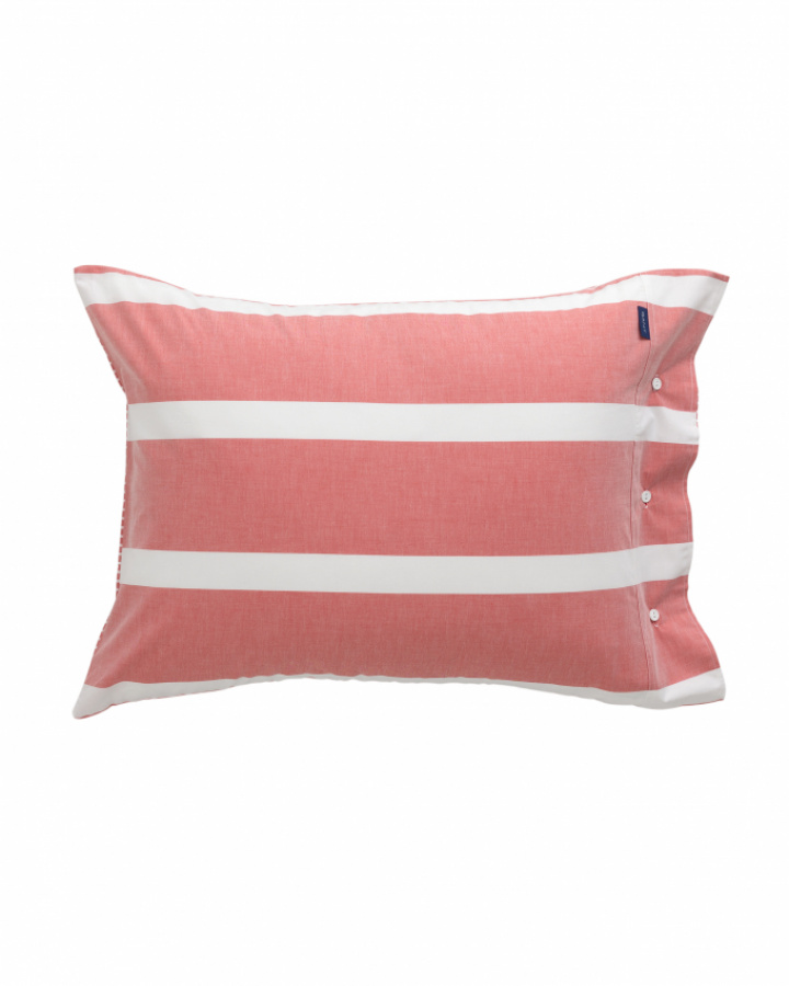 GANT Home Oxford Stripe Örngott Bright Red 50x60 cm i gruppen Sängkläder / Örngott / Storlek / Örngott 50x60 cm hos Sängvaruhuset Elgen (851025601_620)