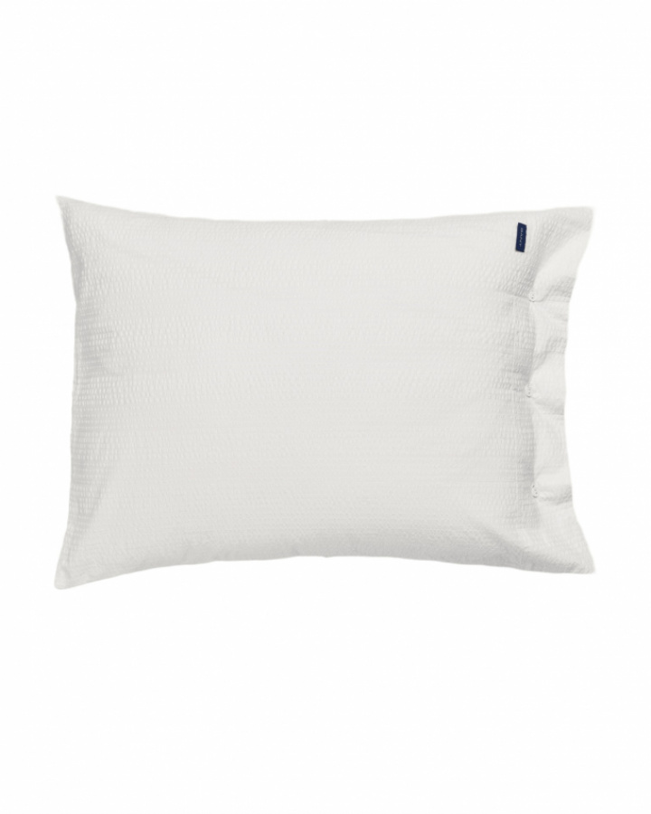 GANT Home Seersucker Örngott White 50x60 cm i gruppen Sängkläder / Varumärken / Gant Home hos Sängvaruhuset Elgen (851029001_110)