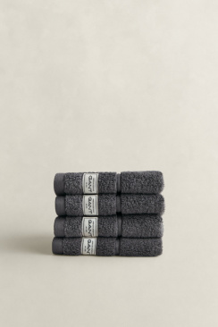 GANT Home Premium Handduk Anchor Grey