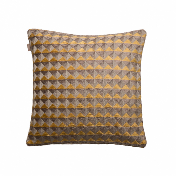 GANT Home Kuddfodral Geometric Suede Brown