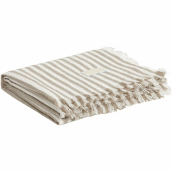 GANT Home Light Stripe Tæppe 130x180 cm, Cold Beige