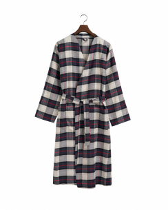 GANT Home Flanel Morgonrock Hazelwood Beige