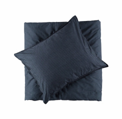 Gripsholm Påslakanset Lydia Percale Dark Navy