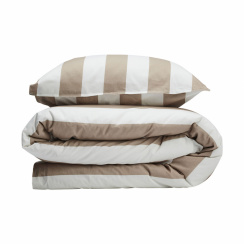 Gripsholm Påslakanset Vintage Stripe Beige