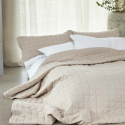 Gripsholm Sängynpeitteet Quiltat Linen Beige