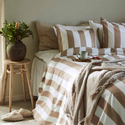 Gripsholm Tyynyliina Vintage Stripe Beige