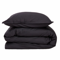 Gripsholm Påslakanset Bamboo Solid Anthracite