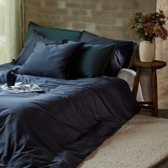 Gripsholm Påslakanset Bamboo Solid Anthracite