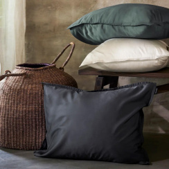 Gripsholm Påslakanset Bamboo Solid Anthracite