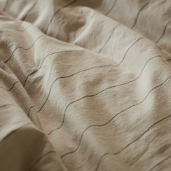 Gripsholm Påslakanset Linneblandning beige 150x210 cm