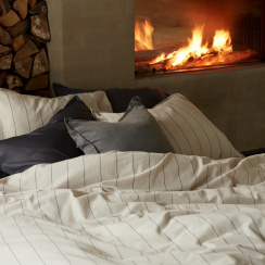 Gripsholm Påslakanset Linneblandning beige 150x210 cm