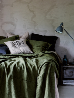 Lovely Linen Lovely Påslakan Jeep Green