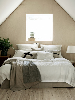 Lovely Linen Misty Påslakan Cloud