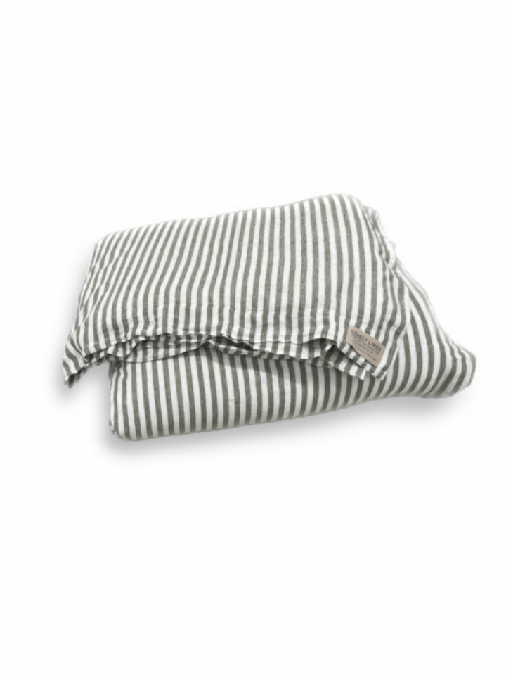 Lovely Linen Misty Påslakan Jeep Green