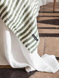 Lovely Linen Misty Påslakan Jeep Green