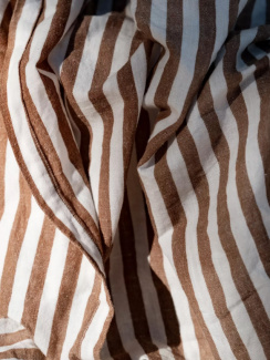 Lovely Linen Misty Påslakan Edge Almond