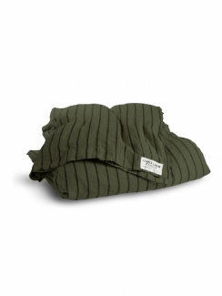 Lovely Linen Misty Påslakan Stripe Forest