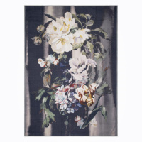 Designers Guild Delft Flower Noir Throw 130x180 cm