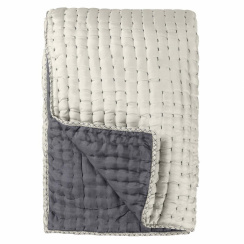 Designers Guild Chenevard Silver & Slate Throw