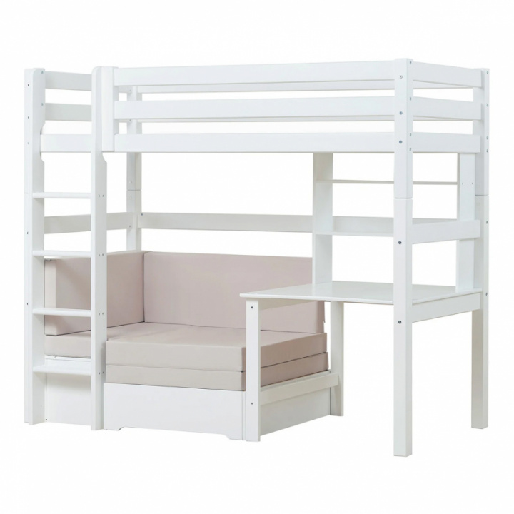 Hoppekids Eco Luxury Hög Säng Study and Chill 90x200 cm i gruppen Sängar / Våningssängar & Barnsängar / hoppekids hos Sängvaruhuset Elgen (CHILL-A38-1-SC01)