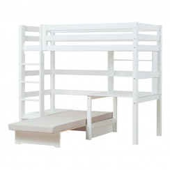 Hoppekids Eco Luxury Hög Säng Study and Chill 90x200 cm